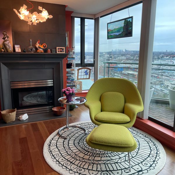 Knoll Womb Ottoman Fabric