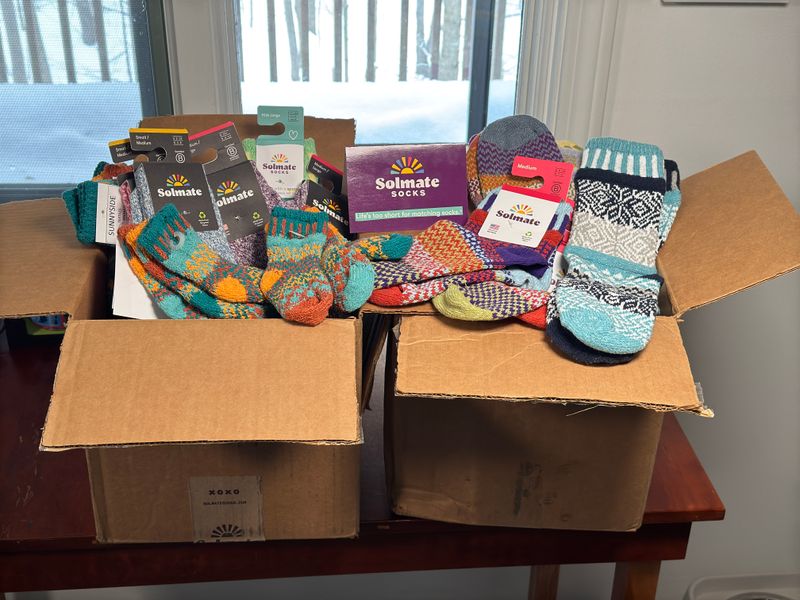 Solmate Socks luxury packaging