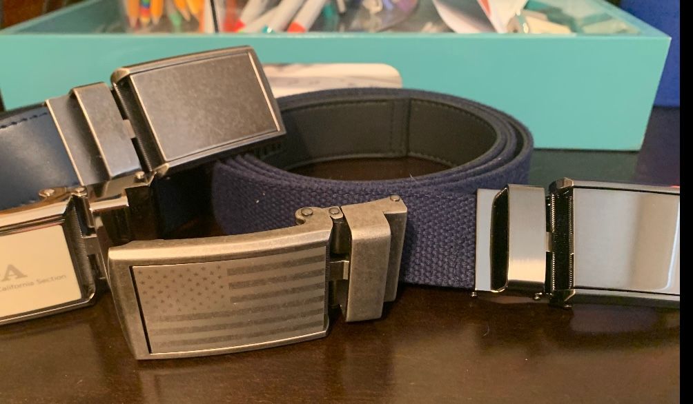Black Full Grain Leather Belt | SlideBelts | Men