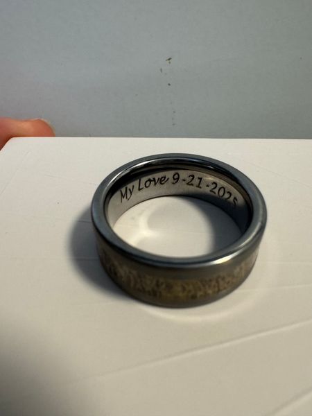 Laser Engraving Funny Wedding Band Engraving Ideas Custom
