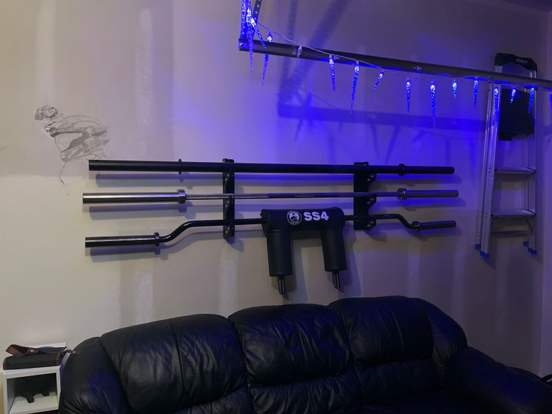 Barbell Wall Rack Bells of Steel