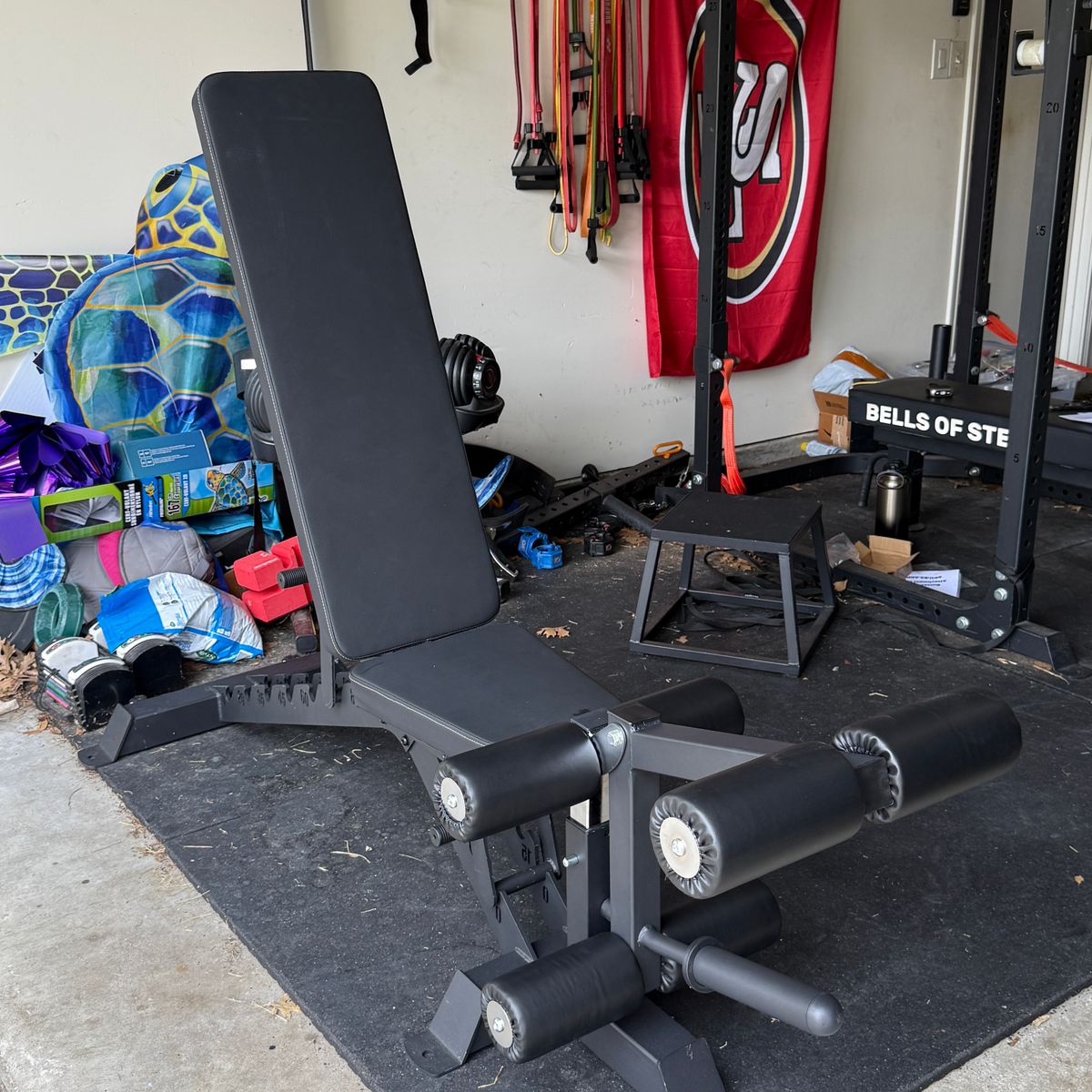 Buzz-Saw Heavy-Duty Adjustable Bench Bells of Steel USA