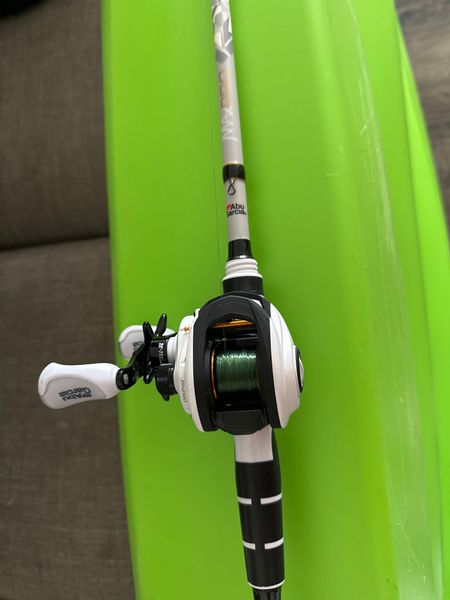 best bass fishing baitcaster combo One Rod and Reel Combo, Baitcasting with SuperPolymer Handle- Green- 1.8M -Left Handed : Sports & Outdoors bass Knob:Baby Blue covers Anodized aluminum spool Bass Pro Shops Johnny