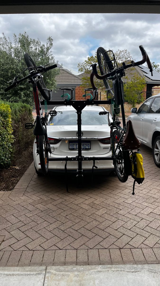 Family bike rack customer photo