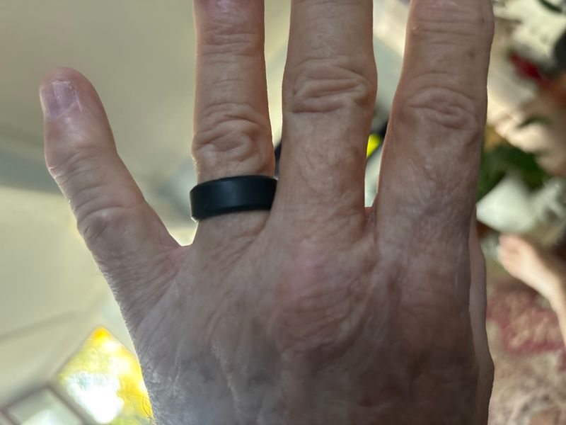 Tactically Engaged Wide Beveled Silicone Ring