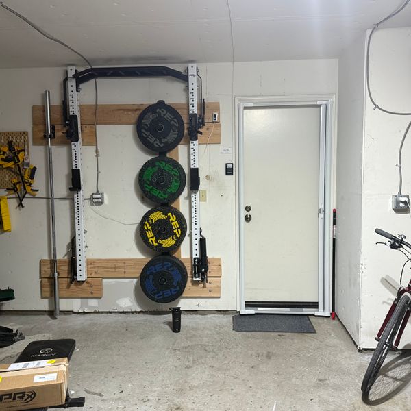 Garage Gym Wall Mount Weight Plate Rack PRx Weight Plate