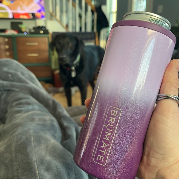 Refroidisseur De Canette Brümate Hopsulator Slim - 12 Oz - Bleu Agave - Boîte Incluse
