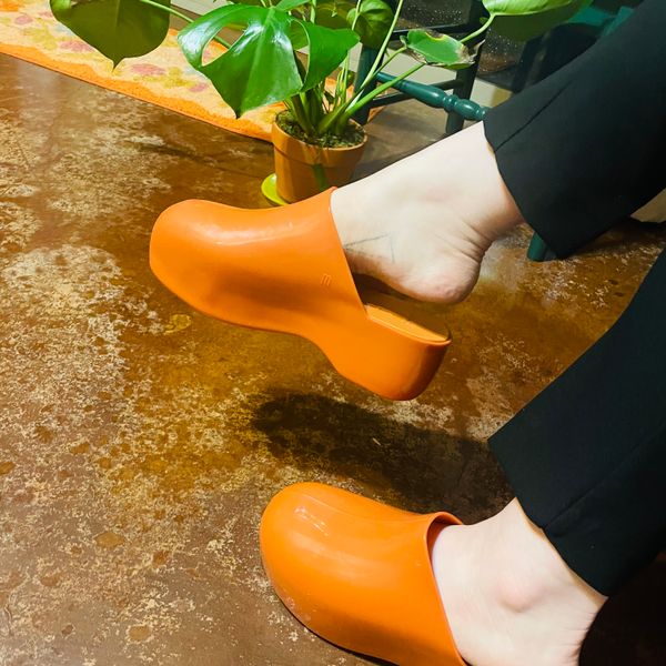 Bubble Platform in Shiny Sepia Brown – Melissa Shoes