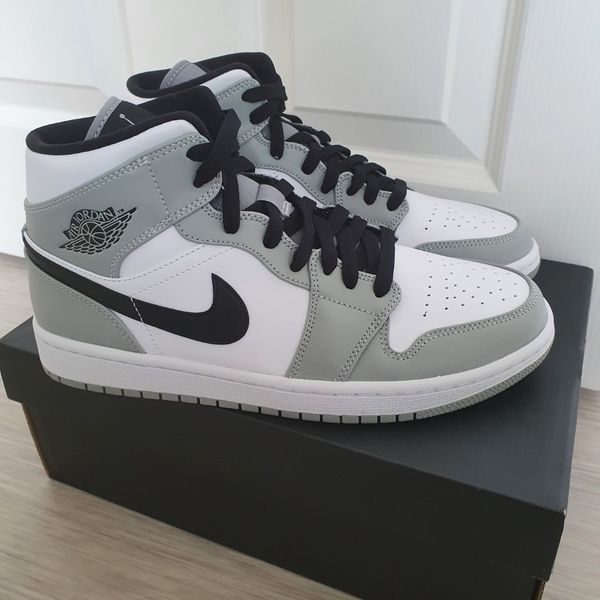 Nike Air Jordan Gr 45 Nike Air Jordan Mid White/Arctic-Orange-Black