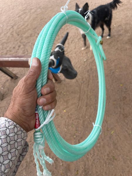 Classic Powerline4 Lite Team Roping Head Rope - 30-Foot X-Soft Lay, 4-Strand Blend For Accuracy In All Conditions