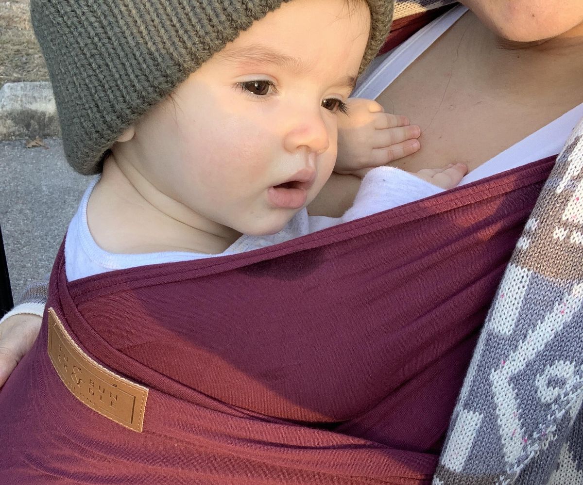 Sandstone Baby Wrap Carrier: Lightweight, Breathable, Ultra