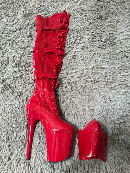 Thigh High Boots 10 Inch Pleaser Boots Super High Heel 10