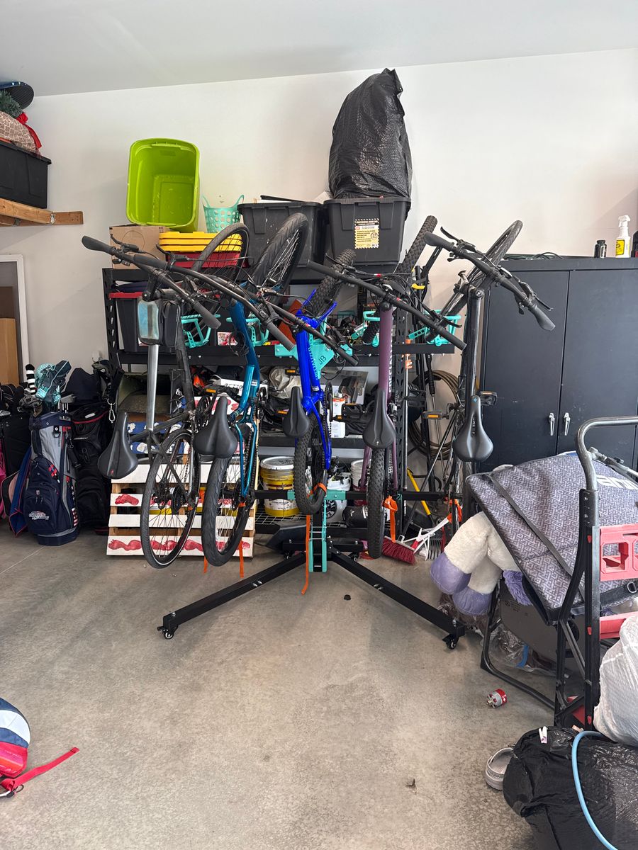 JB Racks loaded with bikes