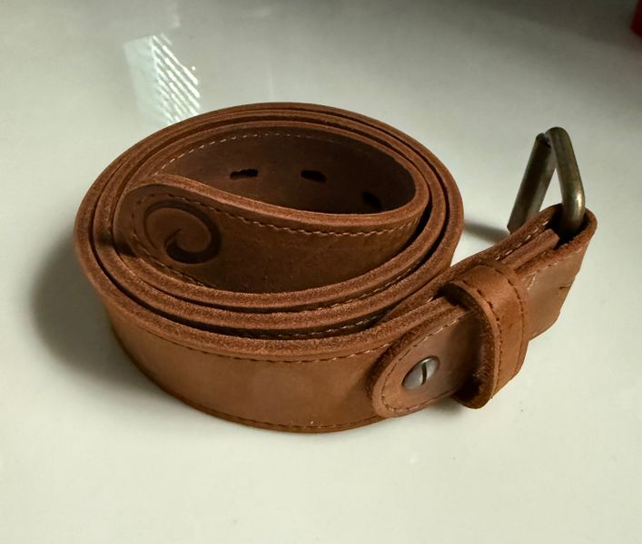 Raw Edge Belt Durable Leather Belt – ORIGIN