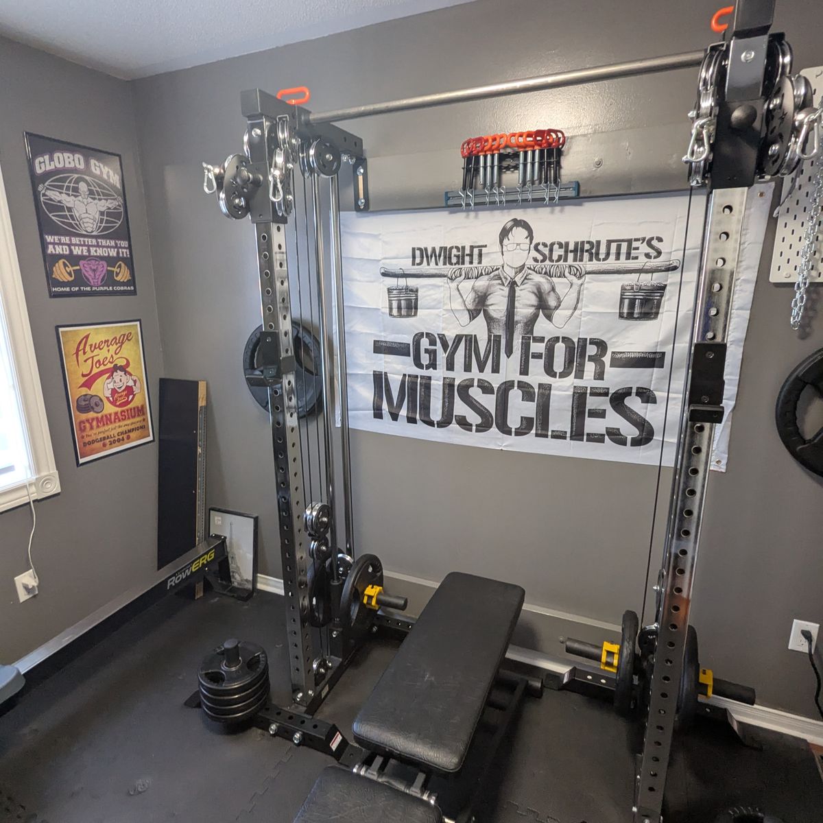 Adjustable Pull-up Bar Bells of Steel USA