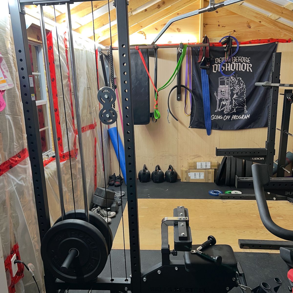 Lat Pulldown Low Row Machine Bells of Steel USA